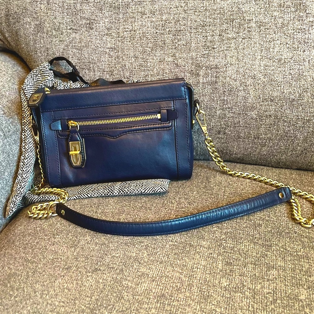 Rebecca Minkoff Mini Crosby Clutch Crossbody Leather Bag